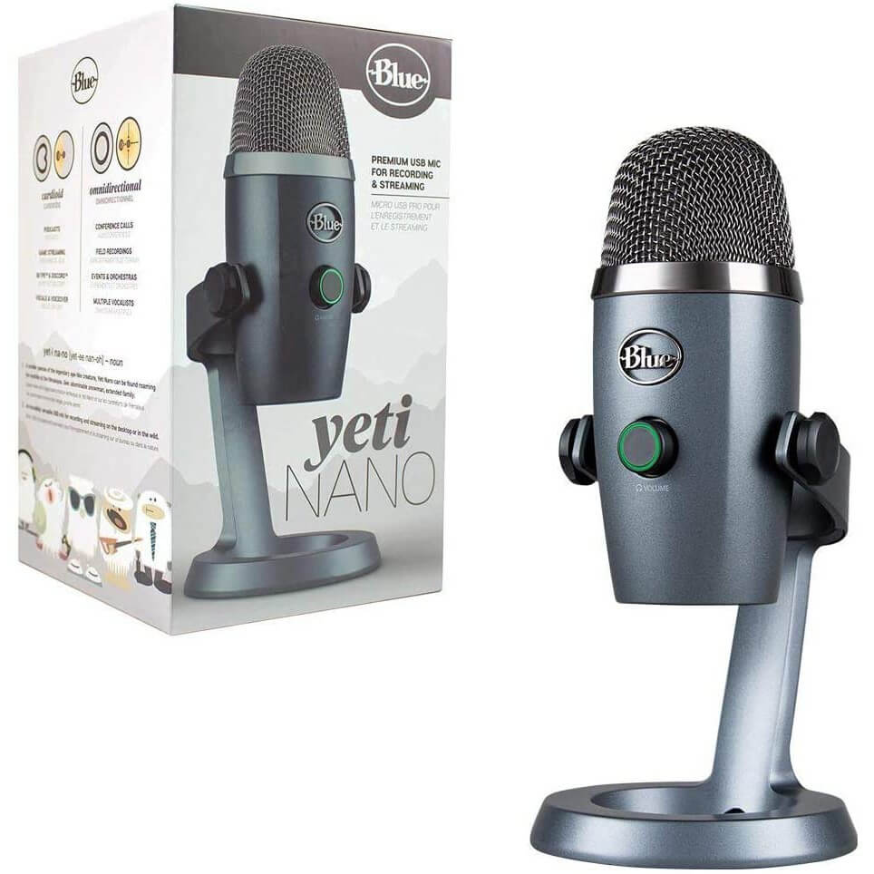 Blue Yeti Nano Microphone Gear Studio PC Gaming Accessories Cambodia